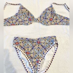 Bydee Swim Paros top & Florence bottom in Sicilia print